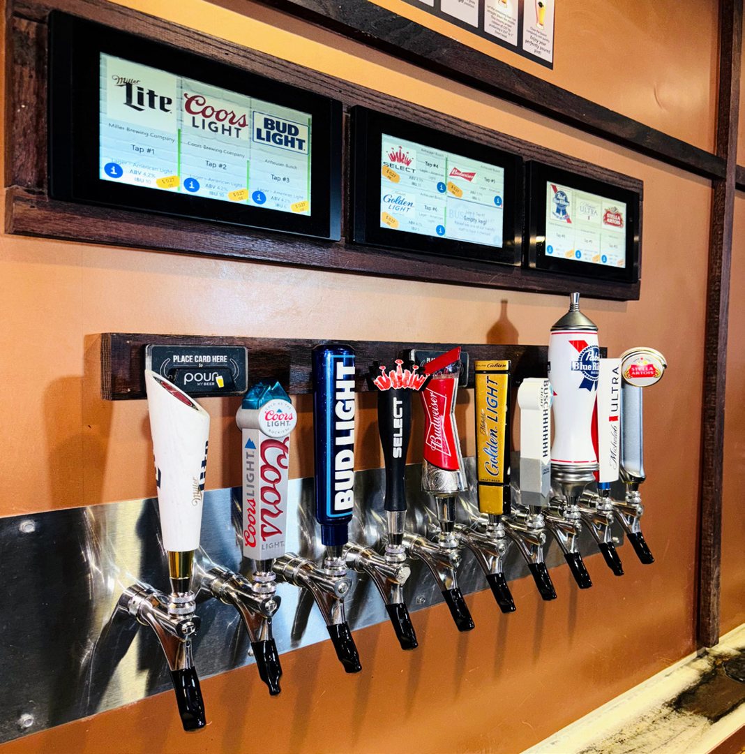 Self-serve beer wall