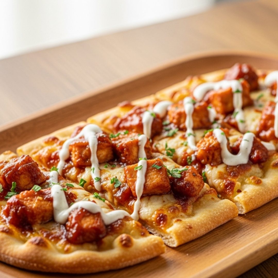 BBQ Ranch Chicken Flatbread
