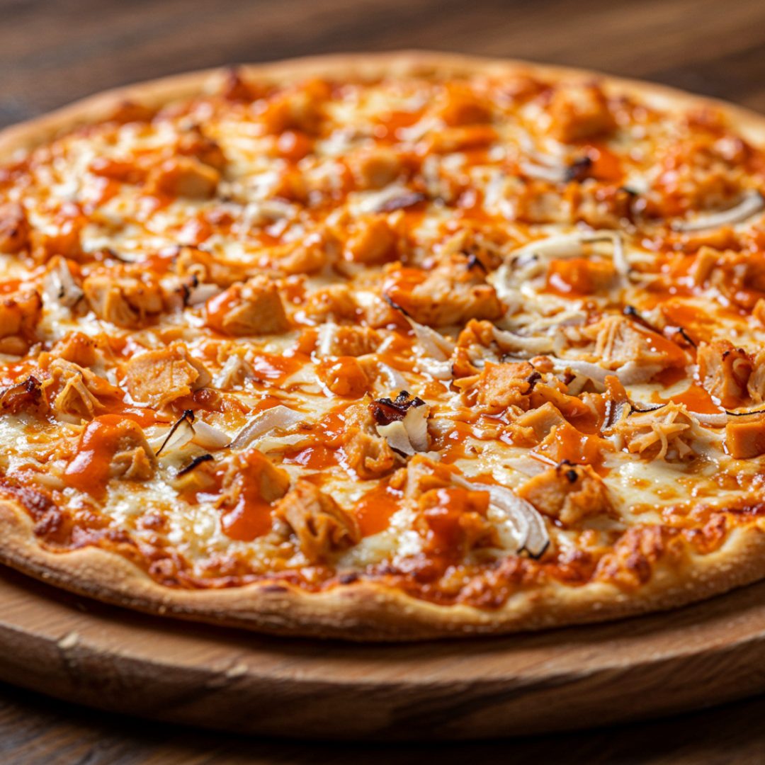Buffalo Blaze Chicken Pizza
