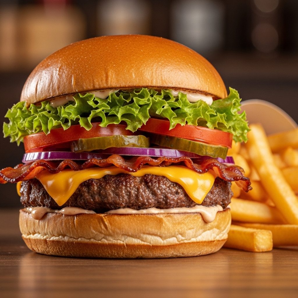 Dogwood Bacon Cheddar Burger